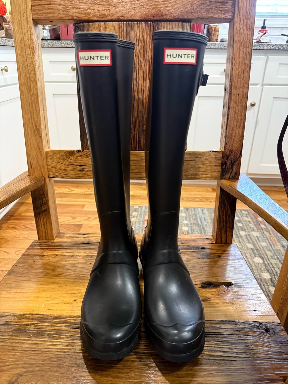 Hunter Tall Black Rain Boots